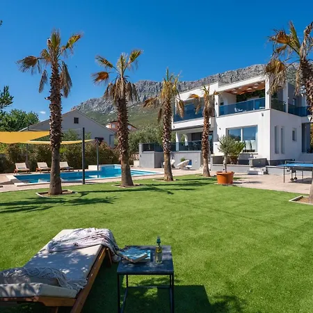 Seaview Villa Stanka With Pool And Attached Jacuzzi Kastela Exterior photo