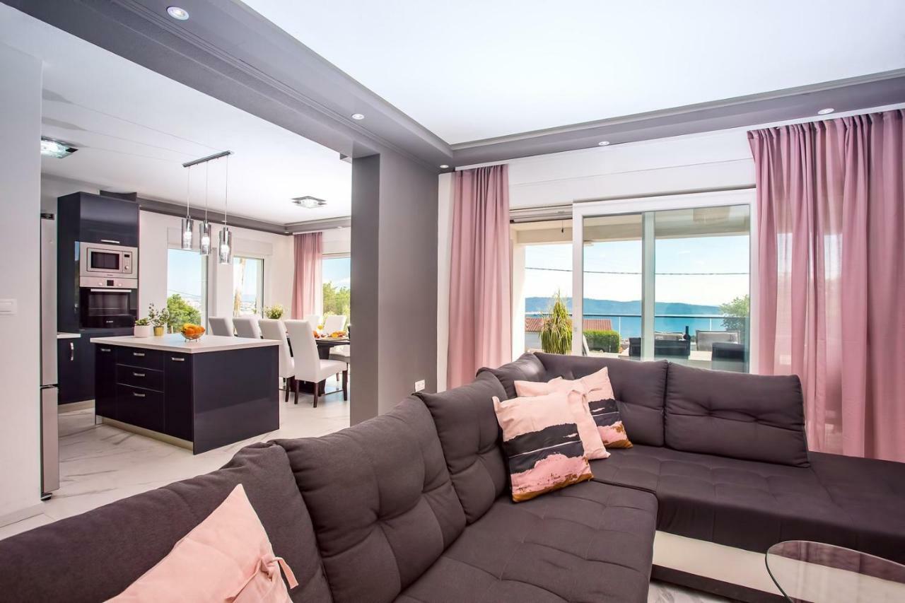 Seaview Stanka With Pool And Attached Jacuzzi Villa Kastela